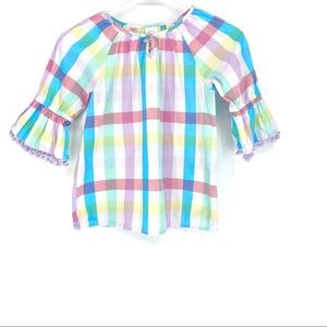4/20 5/25 ⚡️Wonder Nation girls 7/8 colorful top